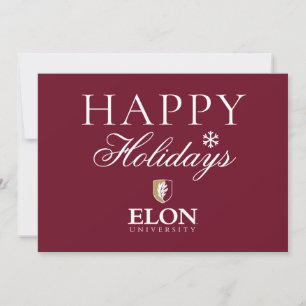 Elon University Holiday Card
