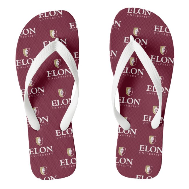Elon University Jandals (Footbed)
