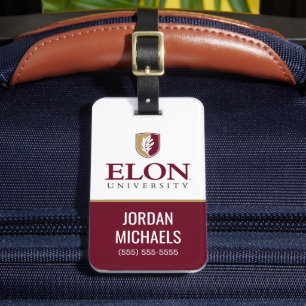 Elon University Luggage Tag