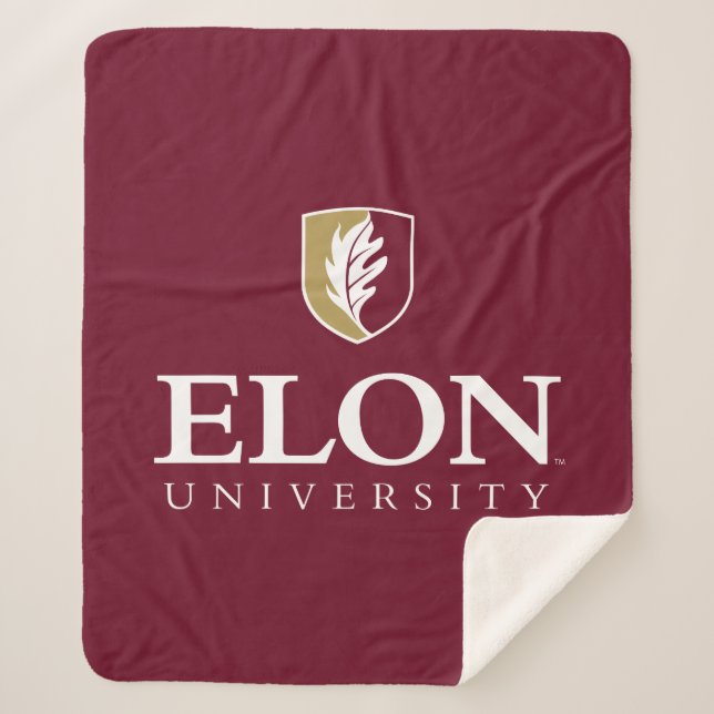 Elon University Sherpa Blanket (Front)