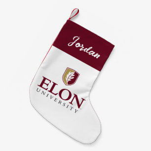 Elon University Small Christmas Stocking