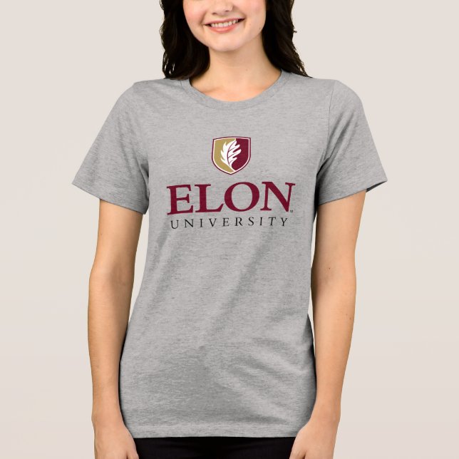 Elon University Tri-Blend Shirt (Front)
