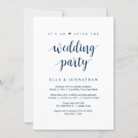 Elopement, Its an after the Wedding Party  Invitat