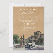Elopement Old Money Rustic Wedding Reception