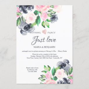 Elopement Reception Invitation