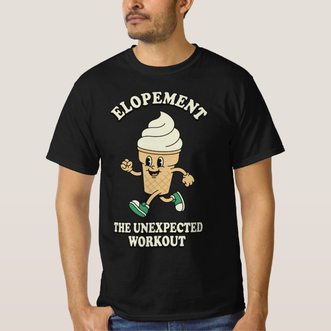 Elopement The Unexpected Workout Autism Awareness T-Shirt (Front)