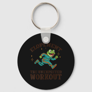 Elopement The Unexpected Workout Funny Autism Key Ring