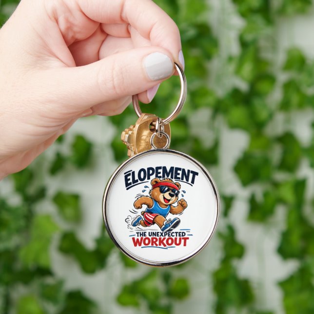 Elopement The Unexpected Workout Key Ring (Hand)