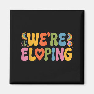 Eloping Wife Engagement Future Husband Couple Magnet