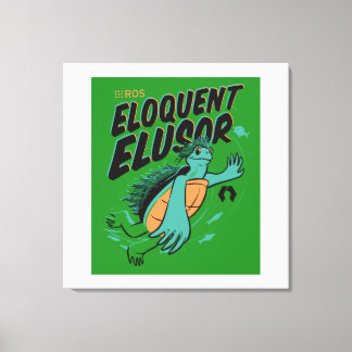 Eloquent Elusor Release Poster on Wrapped Canvas