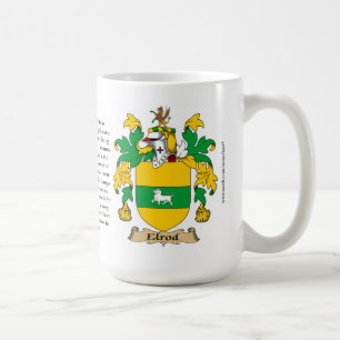 Elrod, the Origin, the Meaning and the Crest Coffee Mug