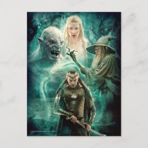 ELROND™, Azog, Galadriel, & Gandalf Graphic Postcard