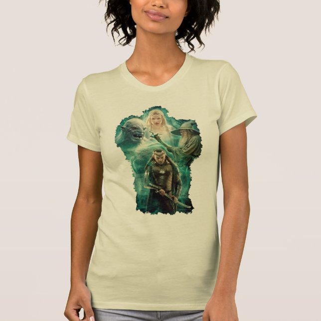 ELROND™, Azog, Galadriel, & Gandalf Graphic T-Shirt (Front)