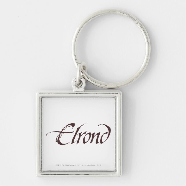 ELROND™ Name Solid Key Ring (Front)