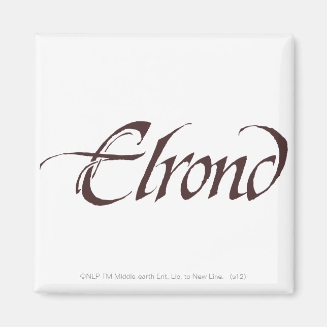 ELROND™ Name Solid Magnet (Front)
