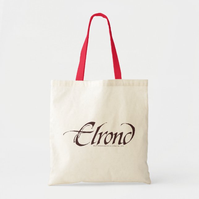 ELROND™ Name Solid Tote Bag (Front)