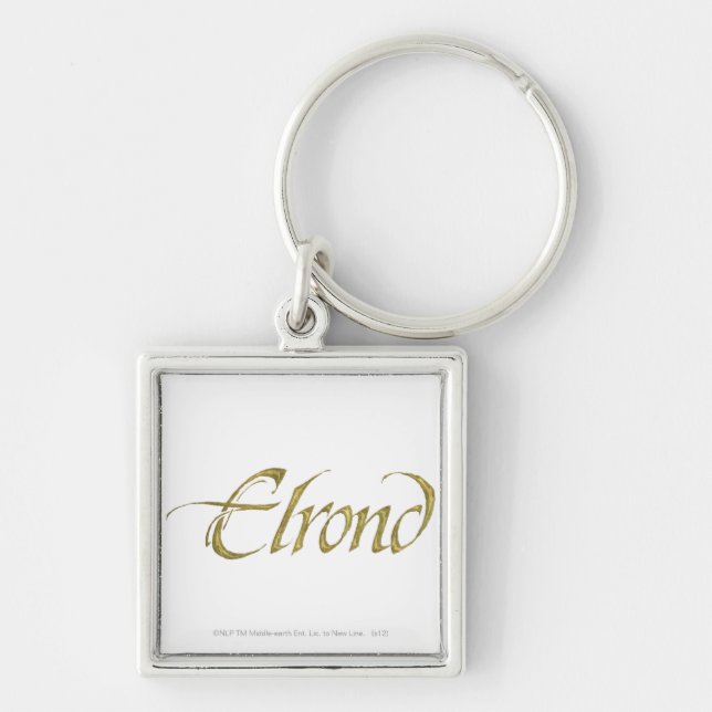 ELROND™ Name Textured Key Ring (Front)