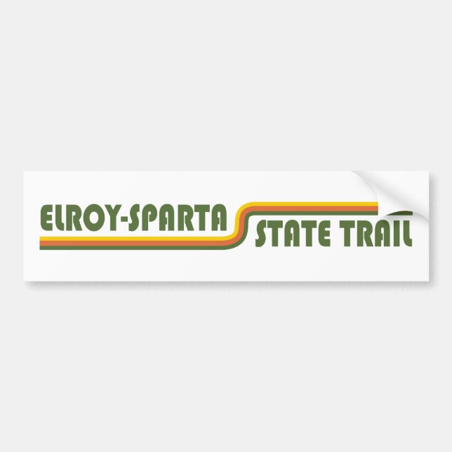 Elroy-Sparta State Trail Bumper Sticker (Front)
