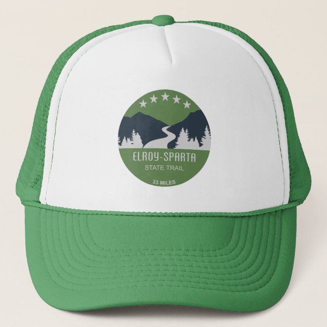 Elroy-Sparta State Trail Trucker Hat (Front)