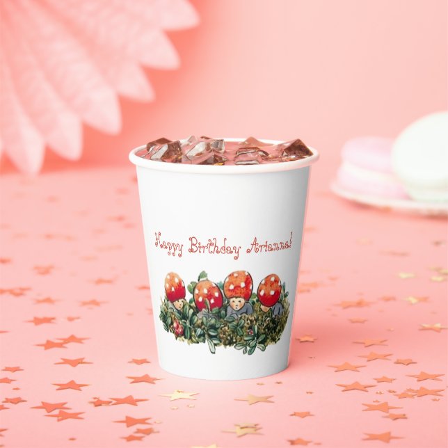 Elsa Beskow Children of the Forest Paper cup (Insitu)