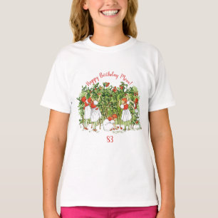 Elsa Beskow Cute Strawberry Girl  T-Shirt