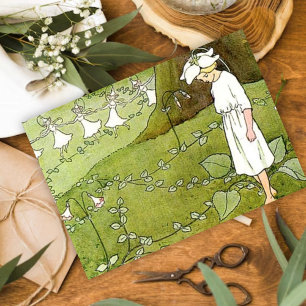 Elsa Beskow Fairy Ring Folded Greeting Card