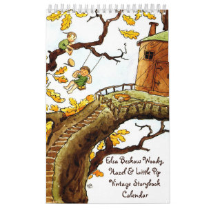 Elsa Beskow Woody, Hazel & Little Pip Vintage  Calendar