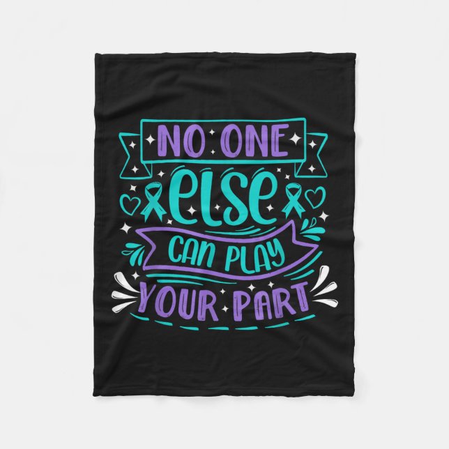 Else Can Play Your Part  Fleece Blanket (Front)