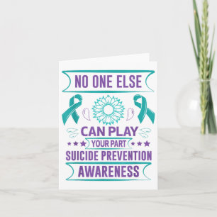 Else Can Play Your Part Suicide Prevention Awarene Card