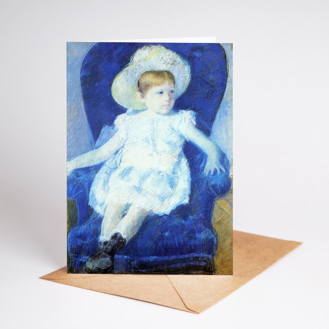 Elsie in a Blue Chair | Mary Cassatt Card (Creator Uploaded)