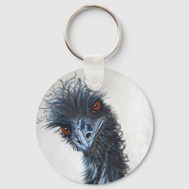 Elsie the Emu Key Ring (Front)