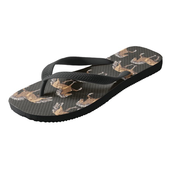 Elska Art Deco Jandals (Angled)