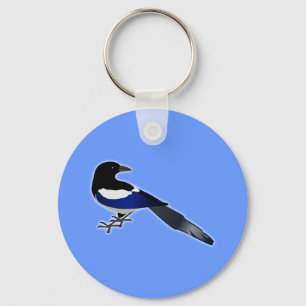 Elster Magpie Key Ring
