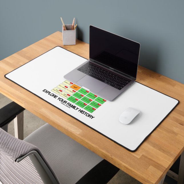 Elucidate Your Lineage Explore Your Family History Desk Mat (Office 2)