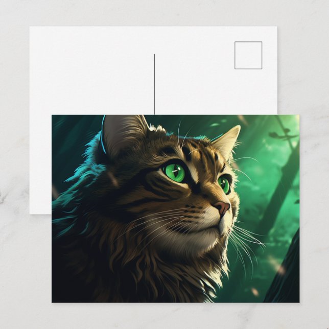 Elusive Felines Postcard (Front/Back)