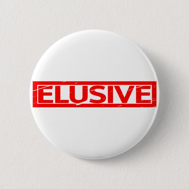 Elusive Stamp 6 Cm Round Badge (Front)