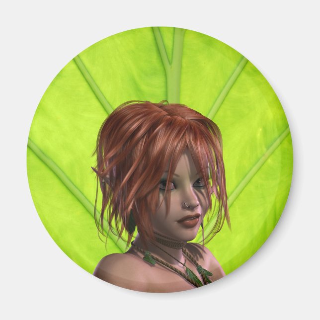 Elven Girl Magnet (Front)