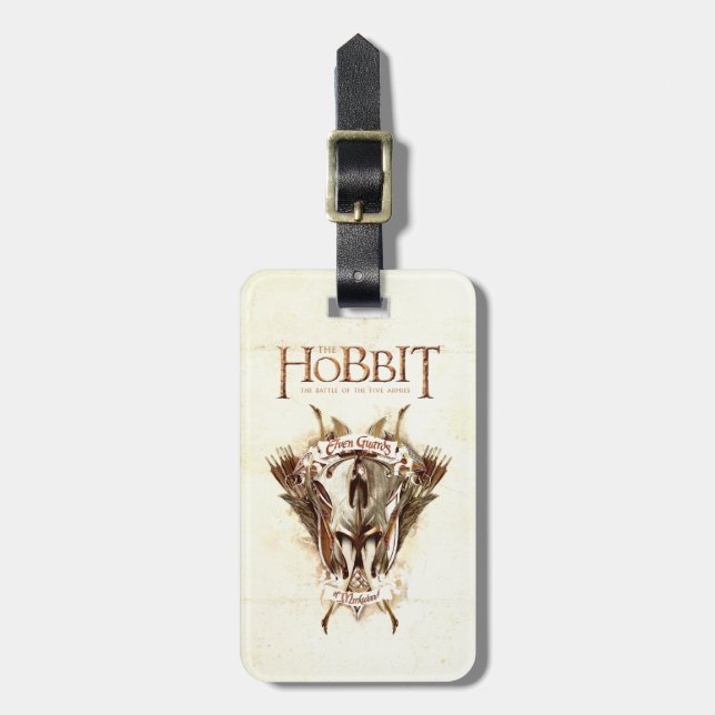 Elven Guards of Mirkwood Weaponry Luggage Tag (Front Vertical)