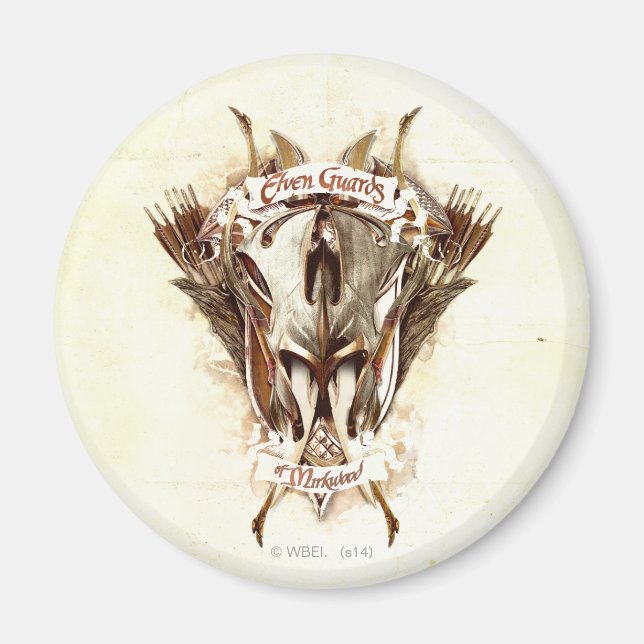 Elven Guards of Mirkwood Weaponry Magnet (Front)