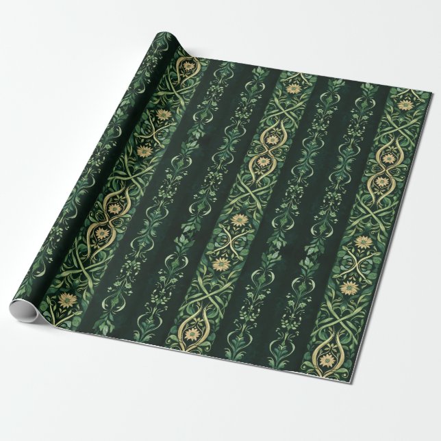 Elven Harmony Wrapping Paper (Unrolled)