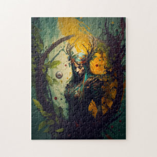 Elven Ranger Fantasy Puzzle D&D Gift