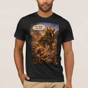 Elven Ranger vs Cyclops T-shirt