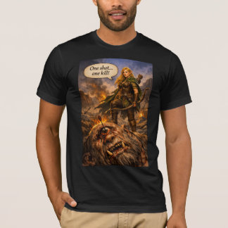 Elven Ranger vs Cyclops T-shirt