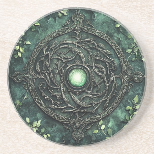 Elven Rotund Coaster (Front)