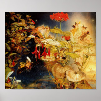 "Elves and Fairies, A Midsummer Night’s Dream" Poster