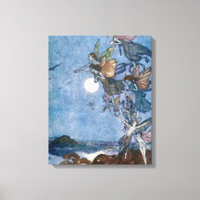 Elves and Fairies from The Tempest Canvas Print (Front)
