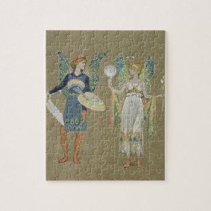 Elves and Fairy Painters, from 'The Snowman' 1899 Jigsaw Puzzle