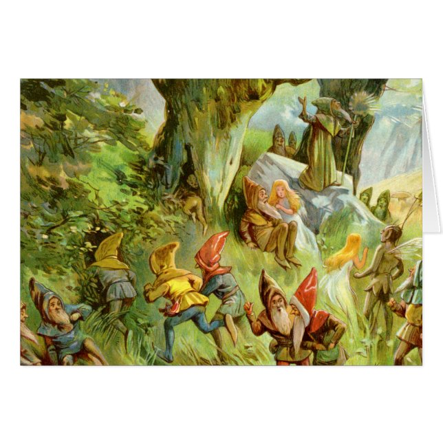 Elves and Gnomes in the Deep Dark Magical Forest (Front Horizontal)