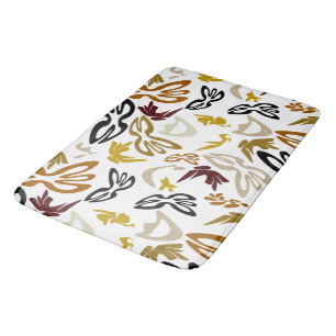 Elves, Butterflies and Masks 1 Bath Mat