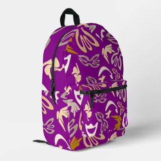 Elves, Butterflies and Masks 6 Printed Backpack